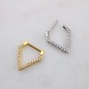 MULTI CZ DIAMOND TRIANGLE V-SHAPED SEPTUM HINGED SEGMENT HOOP RING 316L SURGICAL STEEL MULTI CZ DIAMOND TRIANGLE V-SHAPED SEPTUM HINGED SEGMENT HOOP RING 316L SURGICAL STEEL